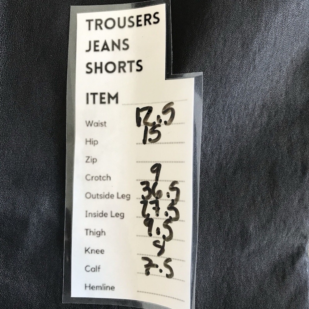 Jarbo CATERINA ANKLE STRAIGHT LEG PANT IN STRETCH LEATHER Size 32 Eu 2-4 Us - Picture 14 of 16